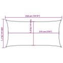 VidaXL Żagiel przeciwsłoneczny, 160 g/m², ciemnozielony, 2x3,5 m, HDPE