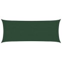 VidaXL Żagiel przeciwsłoneczny, 160 g/m², ciemnozielony, 2x5 m, HDPE
