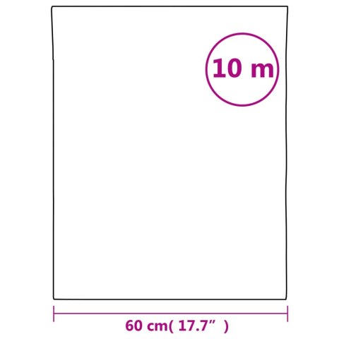 VidaXL Folia okienna, matowa, biała, 60x1000 cm, PVC
