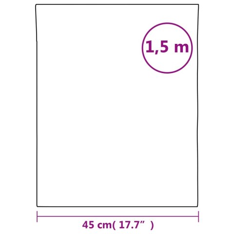 VidaXL Folie lustrzane, 2 szt., samoprzylepne, 45x150 cm, PET