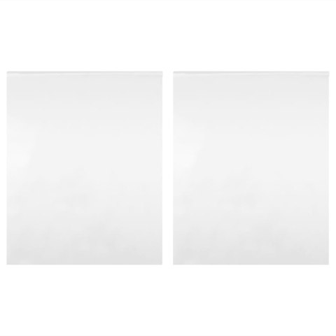 VidaXL Folie lustrzane, 2 szt., samoprzylepne, 90x150 cm, PET