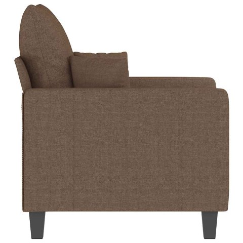 VidaXL Fotel, brązowy, 60 cm, obity tkaniną