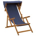 VidaXL Fotel ogrodowy 2 pcs 3 Pozycja Lite Drewno Eukaliptusowe