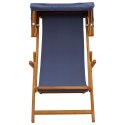 VidaXL Fotel ogrodowy 2 pcs 3 Pozycja Lite Drewno Eukaliptusowe