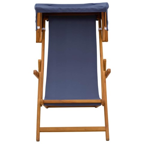 VidaXL Fotel ogrodowy 2 pcs 3 Pozycja Lite Drewno Eukaliptusowe