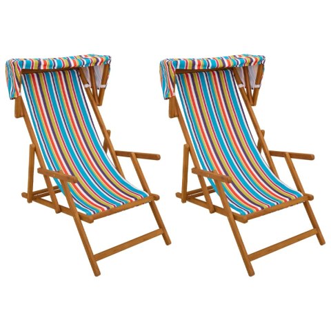 FOTEL OGRODOWY 2 PCS 3 POZYCJA LITE DREWNO EUKALIPTUSOWE