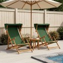 FOTEL OGRODOWY 2 PCS 3 POZYCJA LITE DREWNO EUKALIPTUSOWE