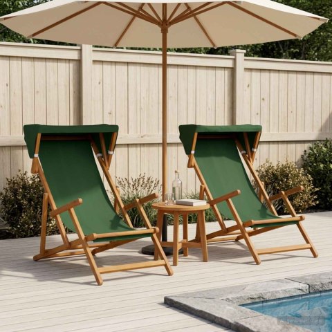 FOTEL OGRODOWY 2 PCS 3 POZYCJA LITE DREWNO EUKALIPTUSOWE