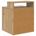 VidaXL Koty Dom Dąb artisian 42,5 x 40 x 53,5 cm Drewno inżynieryjne