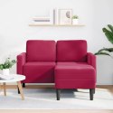 VidaXL Sofa 2-osobowa z szezlongiem w kształcie litery L