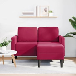 VidaXL Sofa 2-osobowa z szezlongiem w kształcie litery L