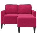 VidaXL Sofa 2-osobowa z szezlongiem w kształcie litery L