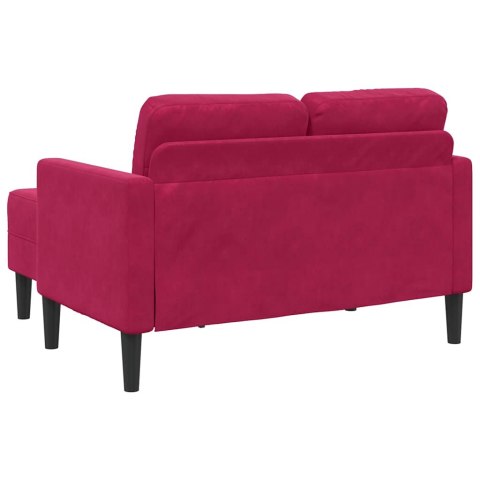 VidaXL Sofa 2-osobowa z szezlongiem w kształcie litery L
