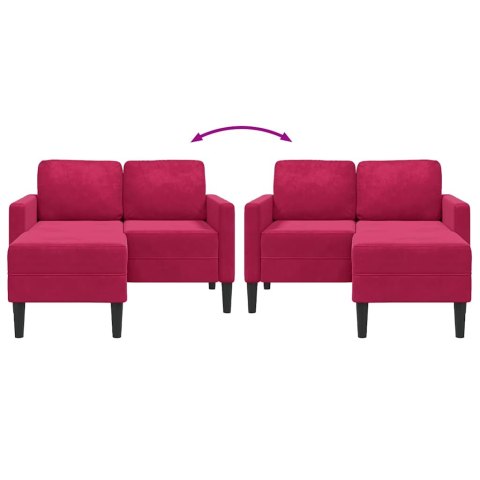 VidaXL Sofa 2-osobowa z szezlongiem w kształcie litery L