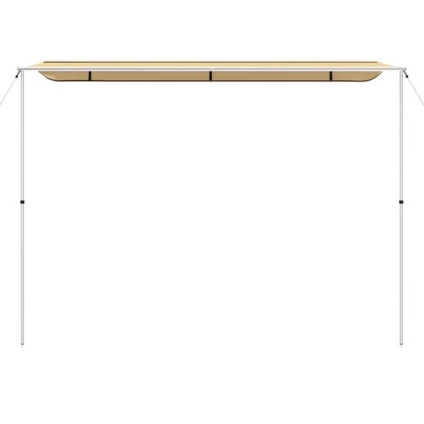 VidaXL Zadaszenie do kampera, 4 x 2 x 2,15 m, beżowe
