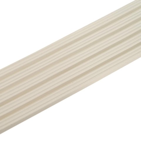 VidaXL Samoprzylepna uszczelka okienna Biały 10 x 6 mm 25 m Guma EPDM
