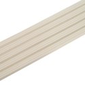 VidaXL Samoprzylepna uszczelka okienna Biały 10 x 6 mm 50 m Guma EPDM