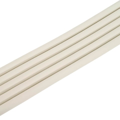 VidaXL Samoprzylepna uszczelka okienna Biały 12 x 10 mm 12 m Guma EPDM