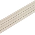 VidaXL Samoprzylepna uszczelka okienna Biały 9 x 6 mm 100 m Guma EPDM