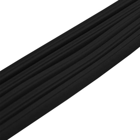 VidaXL Samoprzylepna uszczelka okienna Czarny 10 x 6 mm 50 m Guma EPDM
