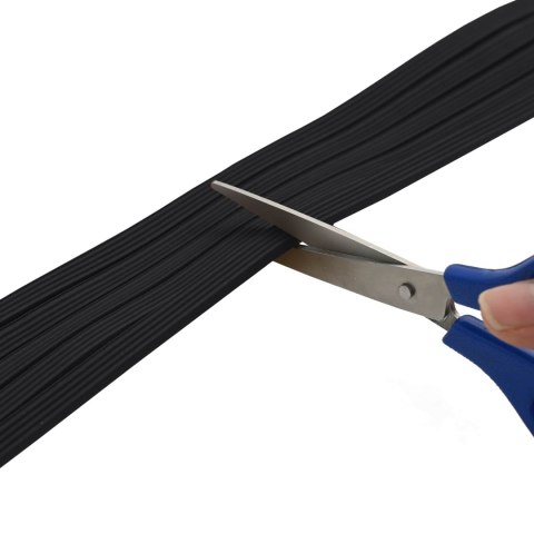 VidaXL Samoprzylepna uszczelka okienna Czarny 8 x 3 mm 50 m Guma EPDM