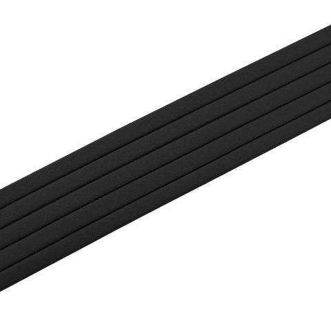 VidaXL Samoprzylepna uszczelka okienna Czarny 9 x 3 mm 50 m Guma EPDM