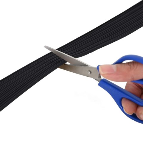 VidaXL Samoprzylepna uszczelka okienna Czarny 9 x 4 mm 50 m Guma EPDM