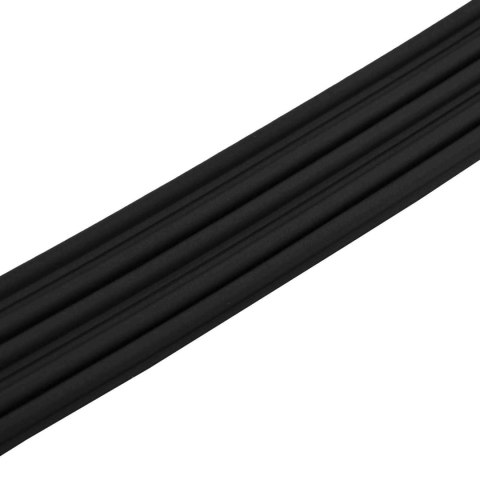 VidaXL Samoprzylepna uszczelka okienna Czarny 9 x 6 mm 50 m Guma EPDM