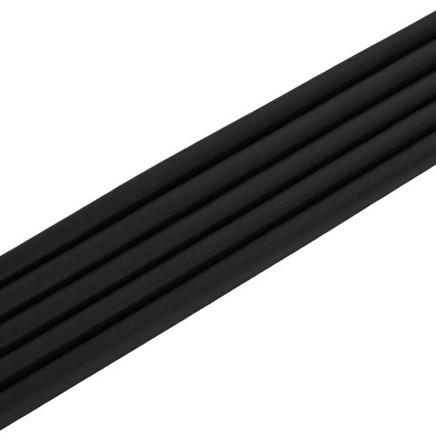 VidaXL Samoprzylepna uszczelka okienna Czarny 9 x 8 mm 100 m Guma EPDM
