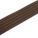 VidaXL Samoprzylepna uszczelka okienna brązowy 8 x 3 mm 25 m Guma EPDM