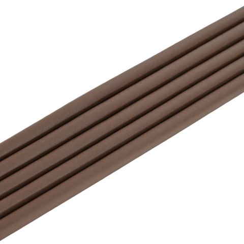 VidaXL Samoprzylepna uszczelka okienna brązowy 9 x 8 mm 25 m Guma EPDM