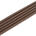 VidaXL Samoprzylepna uszczelka okienna brązowy 9 x 8 mm 50 m Guma EPDM