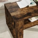 VidaXL Stolik kawowy Dąb wędzony 66 x 49,5 x 45 cm Drewno inżynieryjne