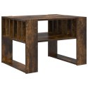 VidaXL Stolik kawowy Dąb wędzony 66 x 49,5 x 45 cm Drewno inżynieryjne