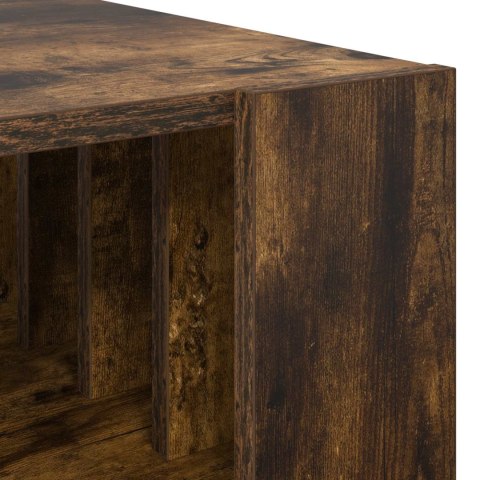 VidaXL Stolik kawowy Dąb wędzony 66 x 49,5 x 45 cm Drewno inżynieryjne