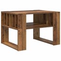 VidaXL Stolik kawowy Stare drewno 66 x 49,5 x 45 cm