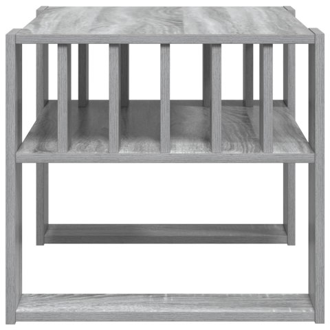 VidaXL Stolik kawowy Szary Sonoma 66 x 49,5 x 45 cm