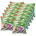 VidaXL Poszewka na poduszkę 12 pcs HEERLEN Czarny 40 x 40 cm Poliester