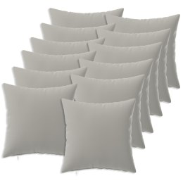 VidaXL Poszewka na poduszkę 12 pcs HEERLEN Szary 40 x 40 cm Poliester