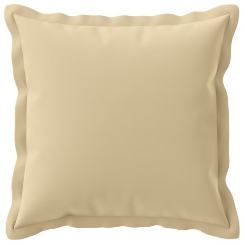 VidaXL Poszewka na poduszkę 12 szt. HOUTEN Beżowy 40 x 40 cm Poliester