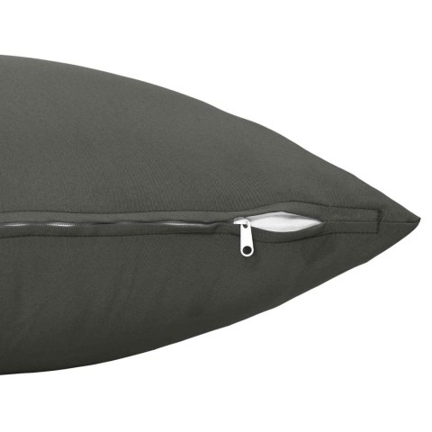 VidaXL Poszewka na poduszkę 2 pcs HEERLEN antracytowy 50 x 80 cm