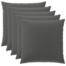 VidaXL Poszewka na poduszkę 6 pcs HEERLEN antracytowy 80 x 80 cm