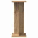 VidaXL Stojak na rośliny Dąb artisan 25 x 25,5 x 60,5 cm