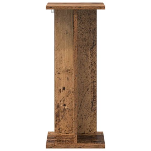 VidaXL Stojak na rośliny Stare drewno 25 x 25,5 x 60,5 cm