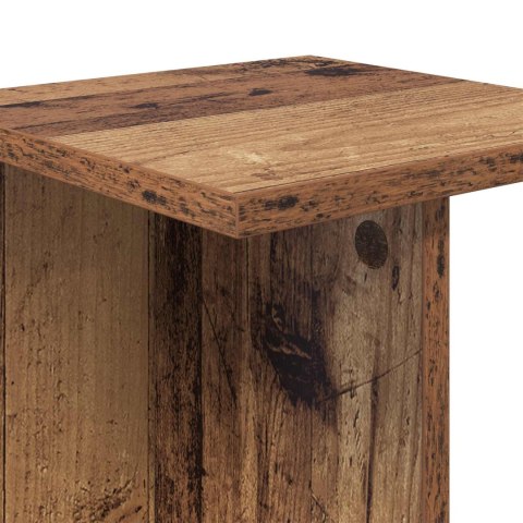 VidaXL Stojak na rośliny Stare drewno 25 x 25,5 x 60,5 cm
