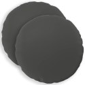 VidaXL Poszewka na poduszkę 2 pcs HEERLEN antracytowy Ø 60 cm