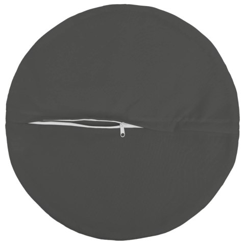 VidaXL Poszewka na poduszkę 2 pcs HEERLEN antracytowy Ø 60 cm