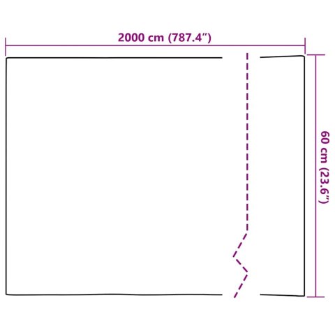 VidaXL Samoprzylepna Folia Okienna Biały matowy 60 x 2000 cm PVC