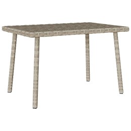 VidaXL Stolik kawowy ogrodowy prostokątny jasnoszary 60x40x37 cm