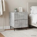 VidaXL Szafka Nocna 2 szt. Betonowy szary 43 x 34,5 x 49,5 cm